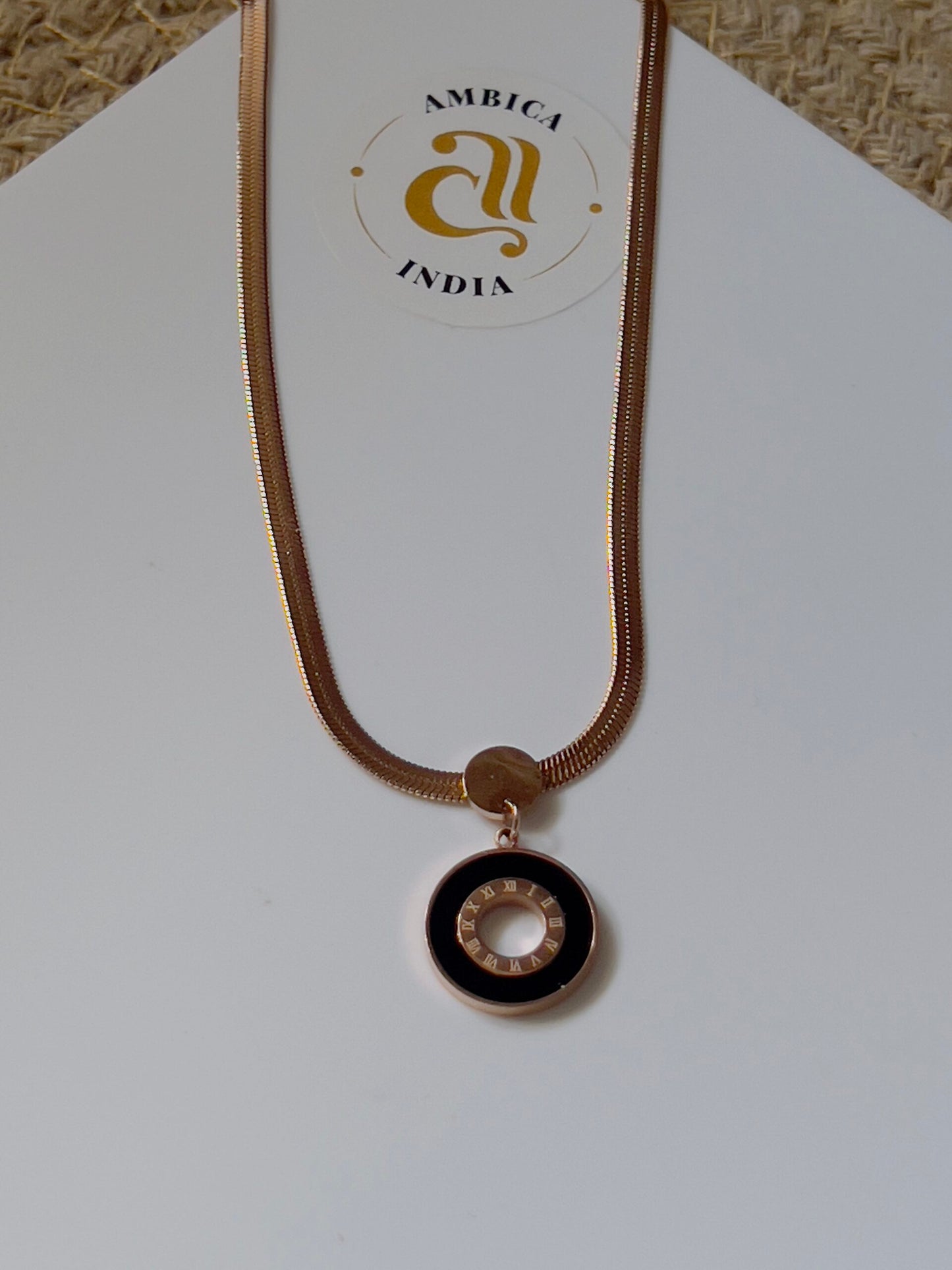 Roman Black snake chain