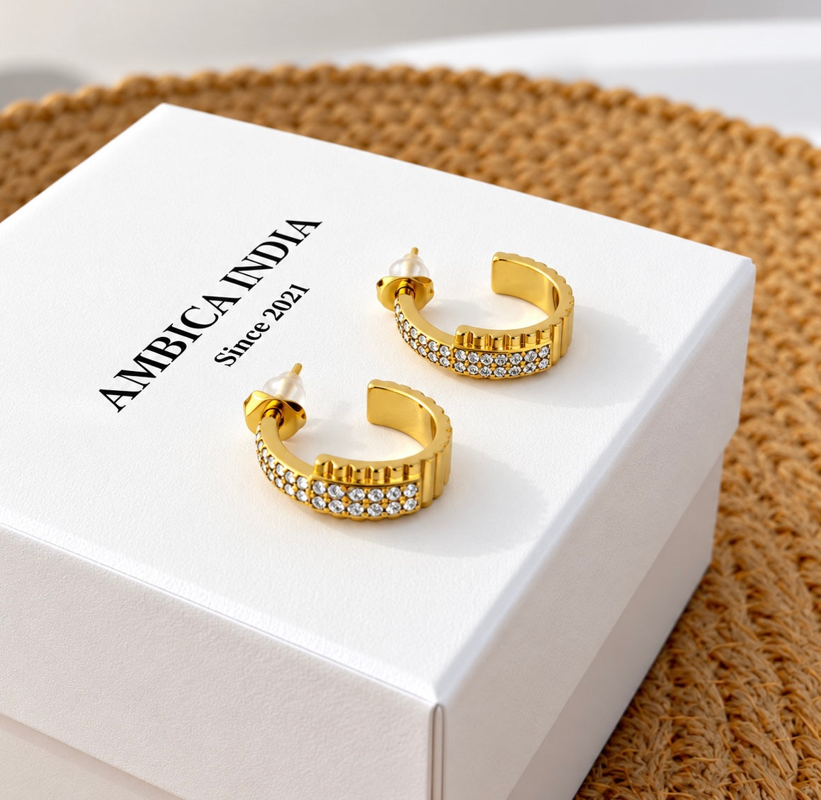 Golden Luxe Hoops