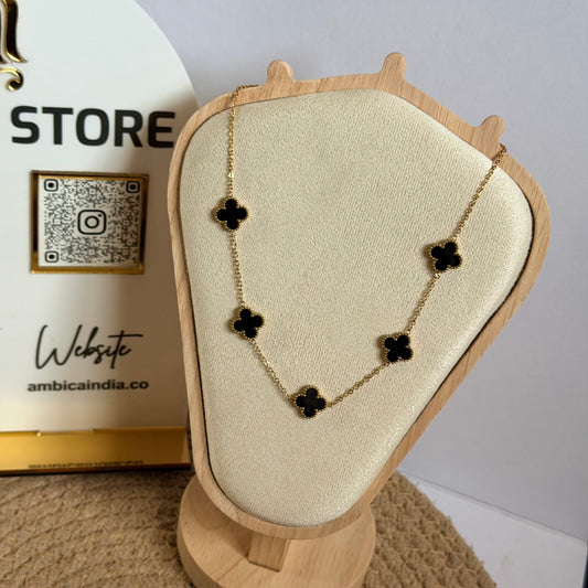 Clover reversible necklace