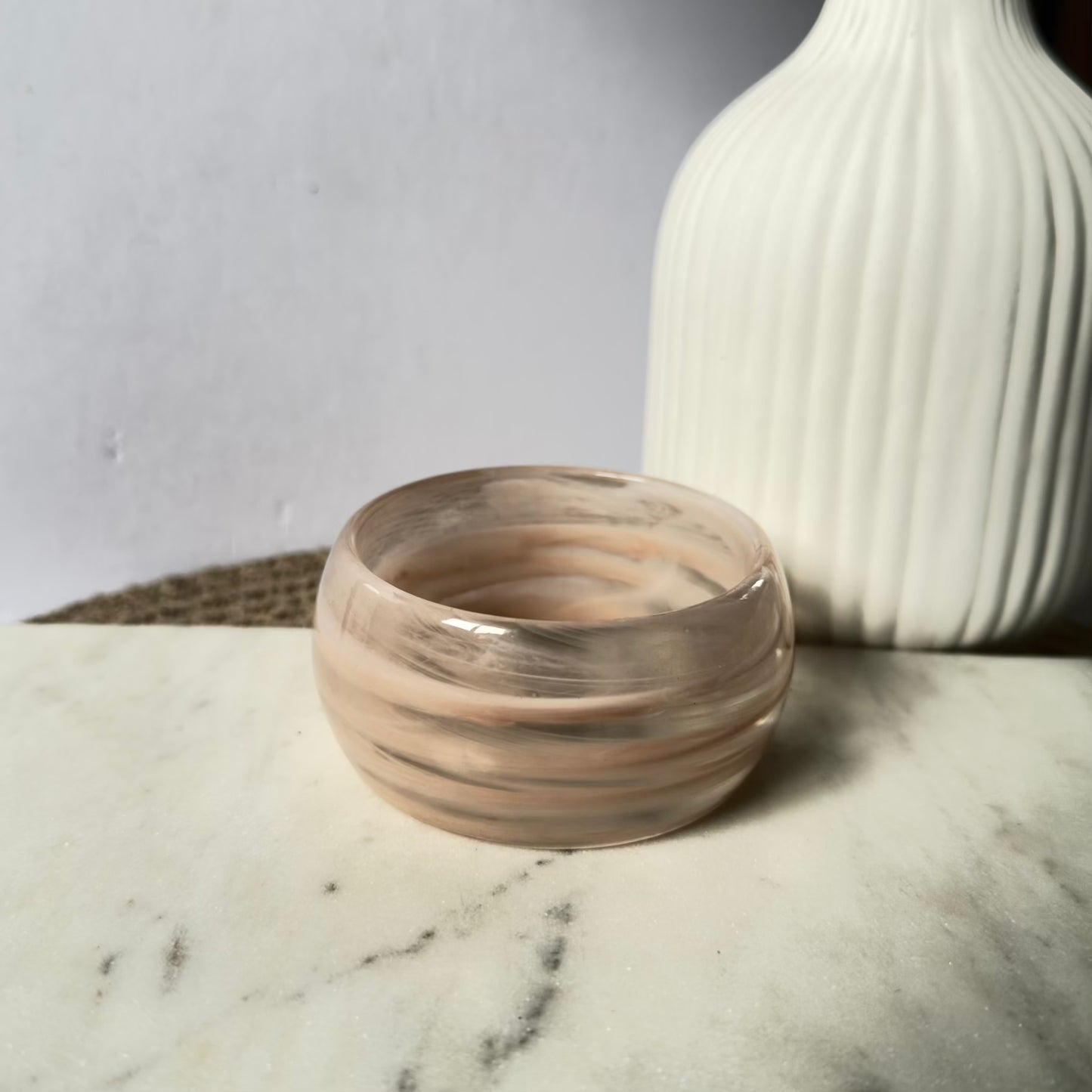 Pink luxe chunky bangle