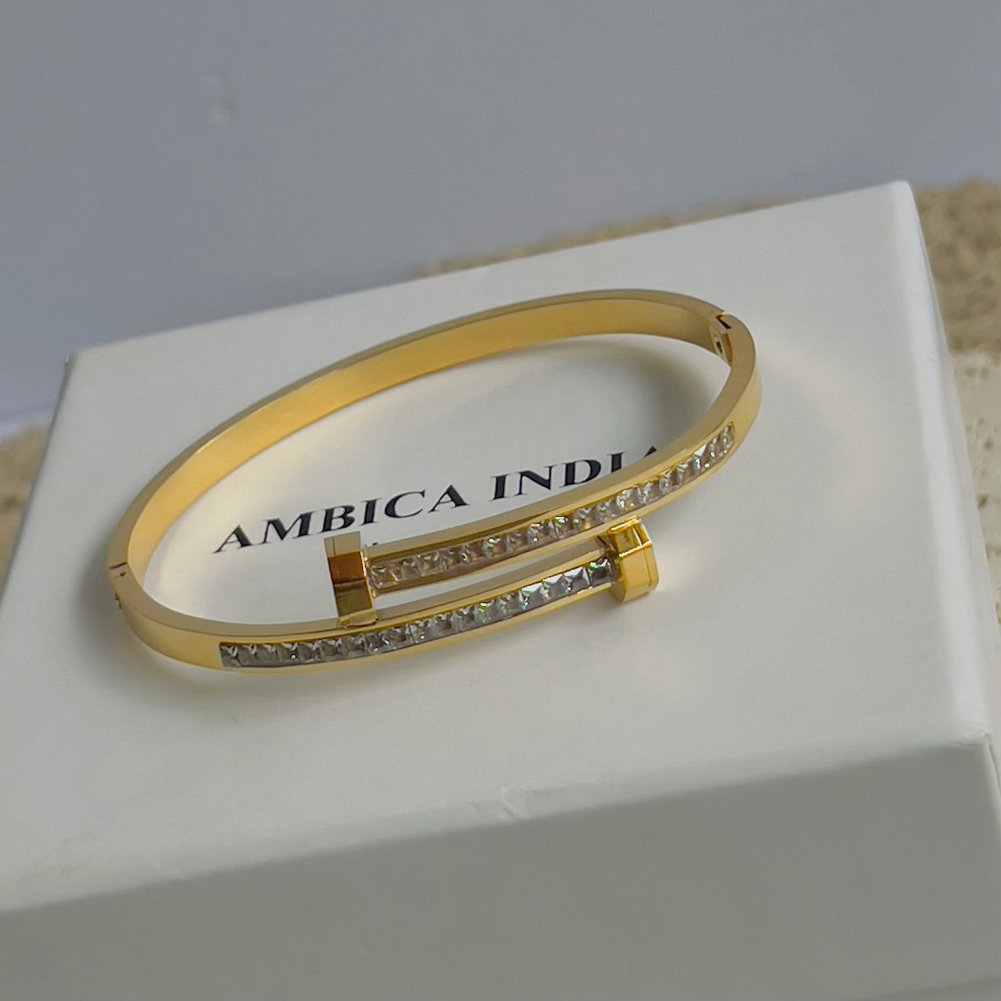 White crystal bracelet