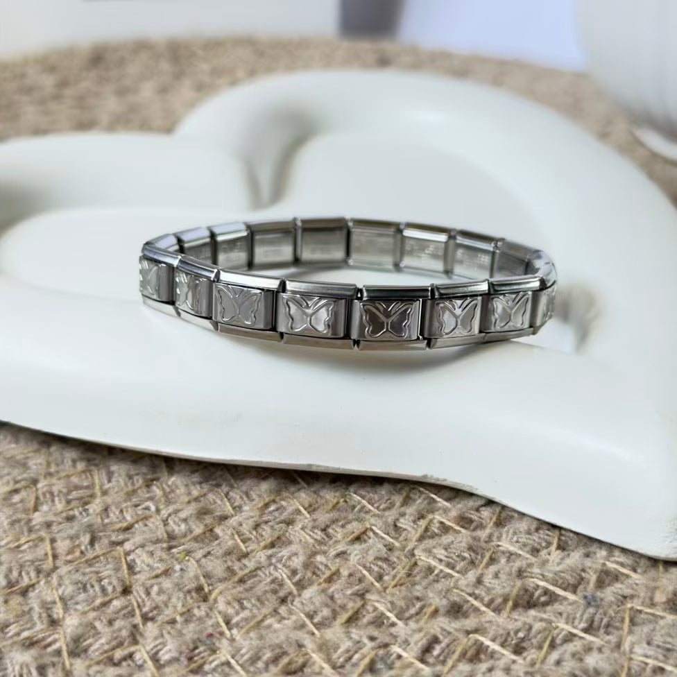 Butterfly charm bracelet