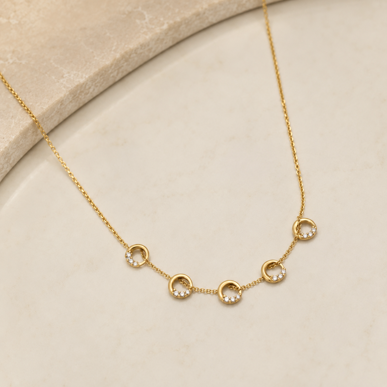 Luna Circle Necklace