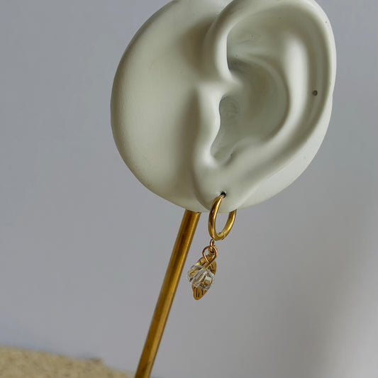 Leafy earrings