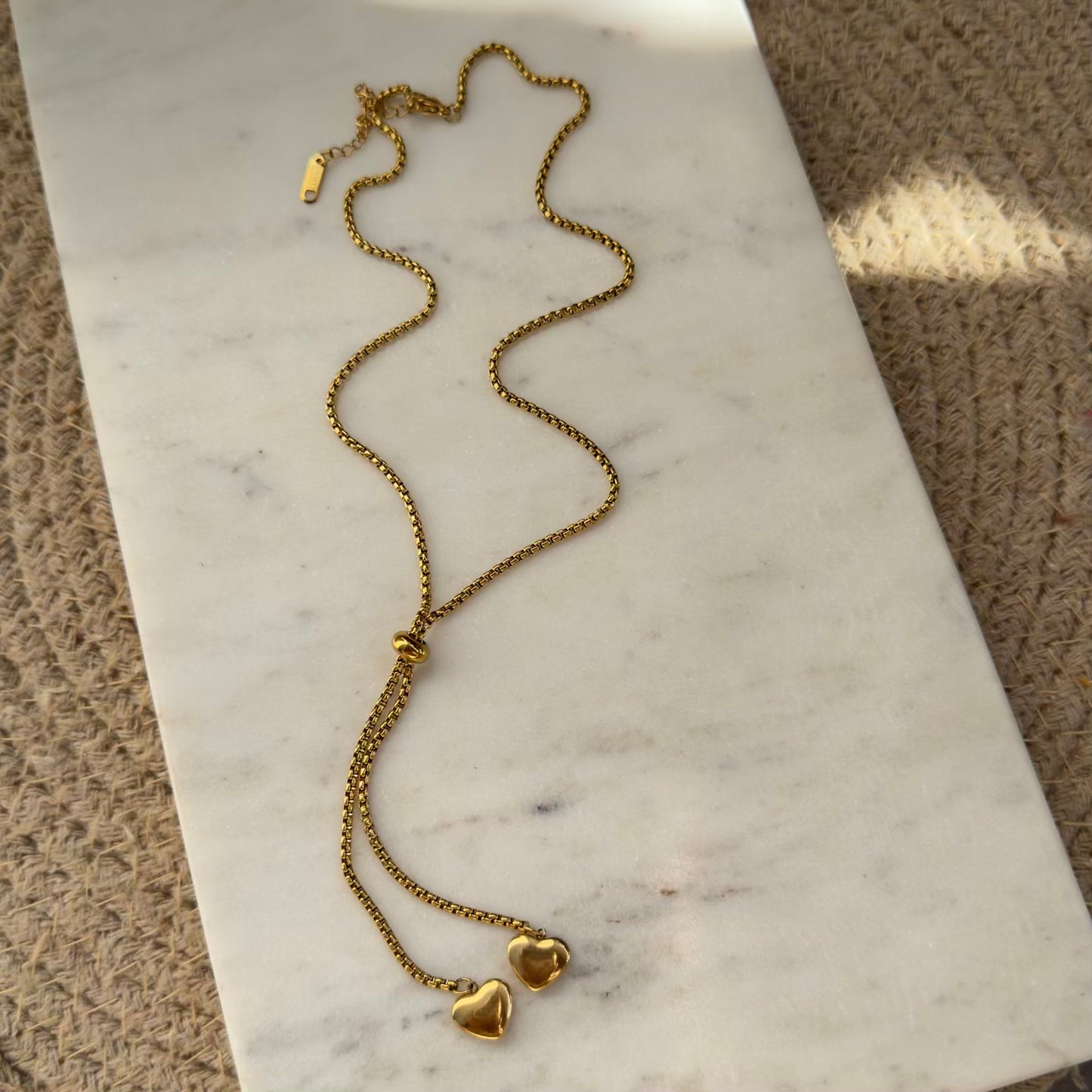 Heart dangle necklace