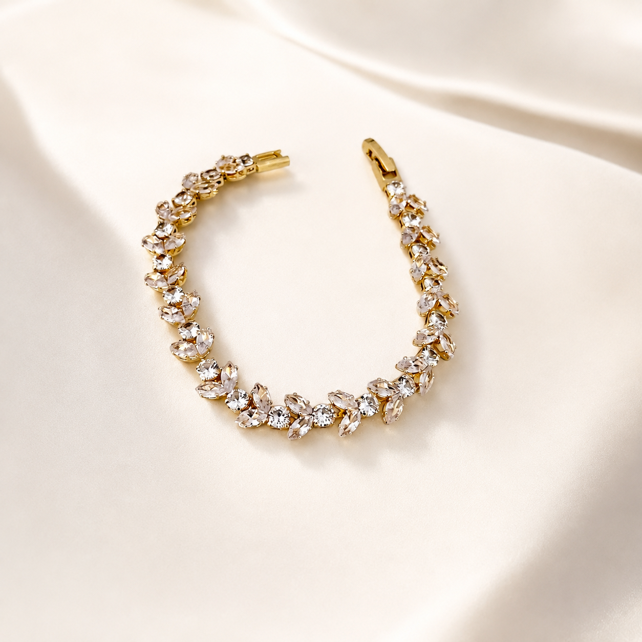 Royal Gold Tennis Bracelet
