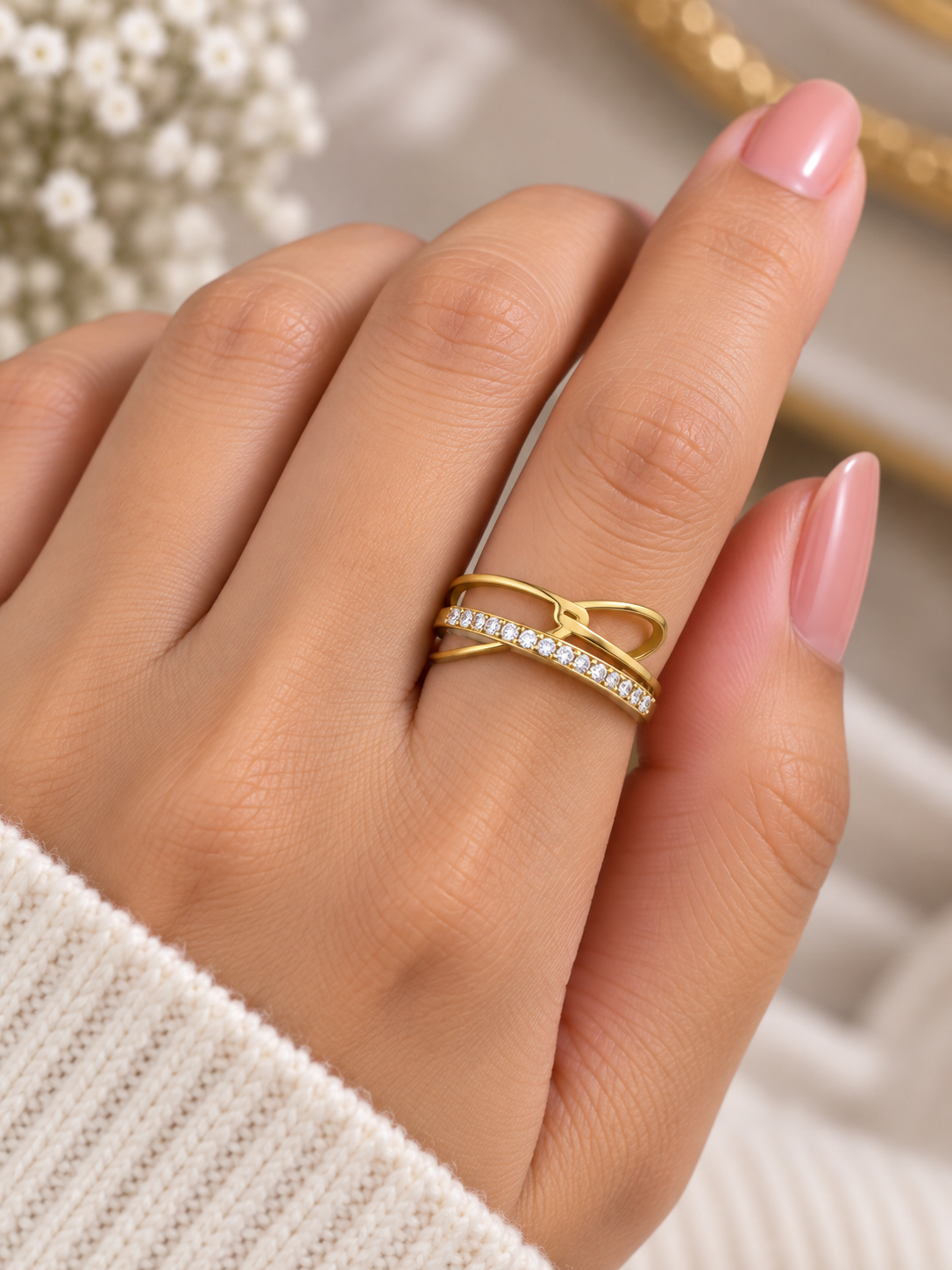 Infinity Pavé Ring