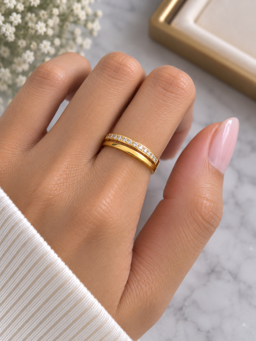 Double Line Ring