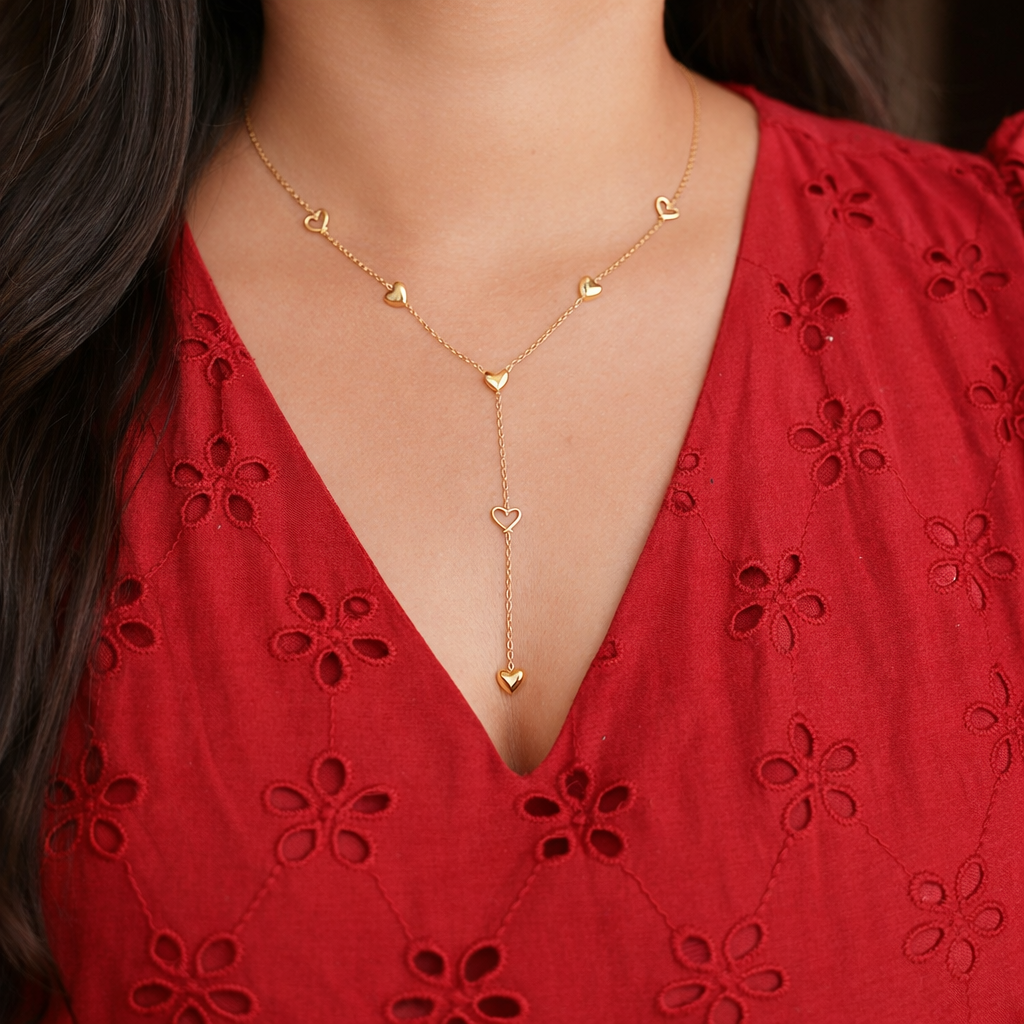 Love drop necklace