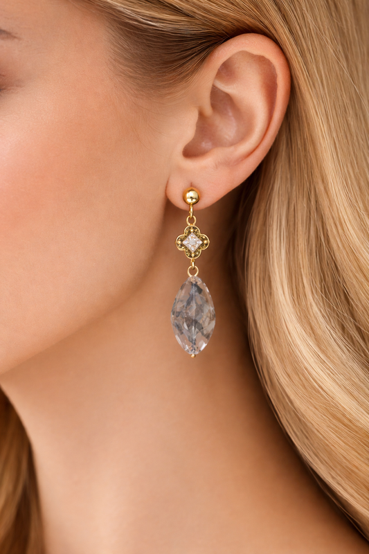 Royal Spark Drop Earrings