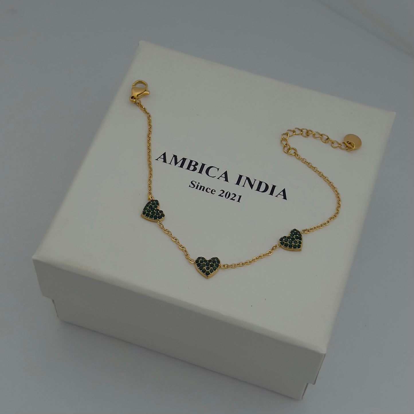 Green Crystal bracelet