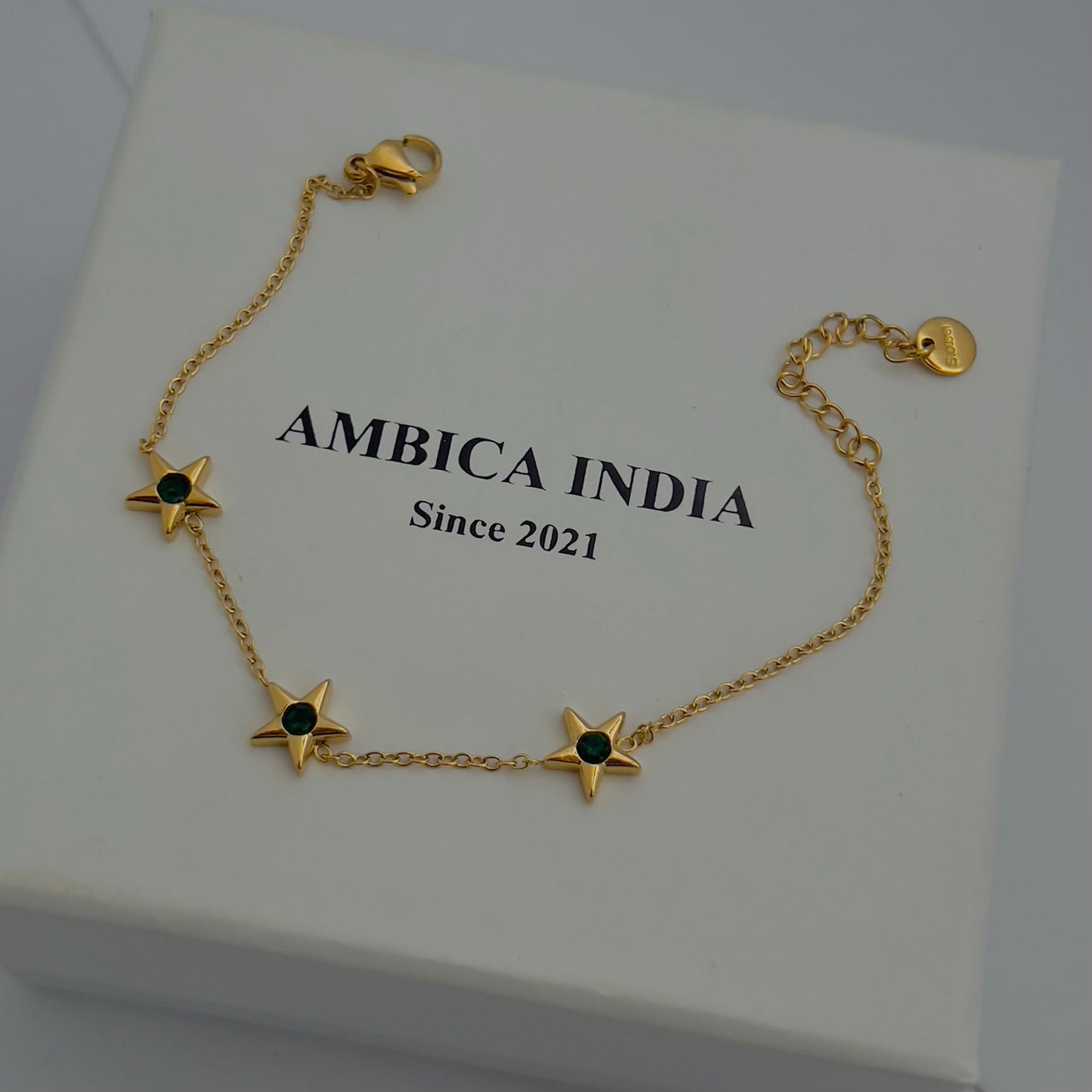 Green Crystal bracelet