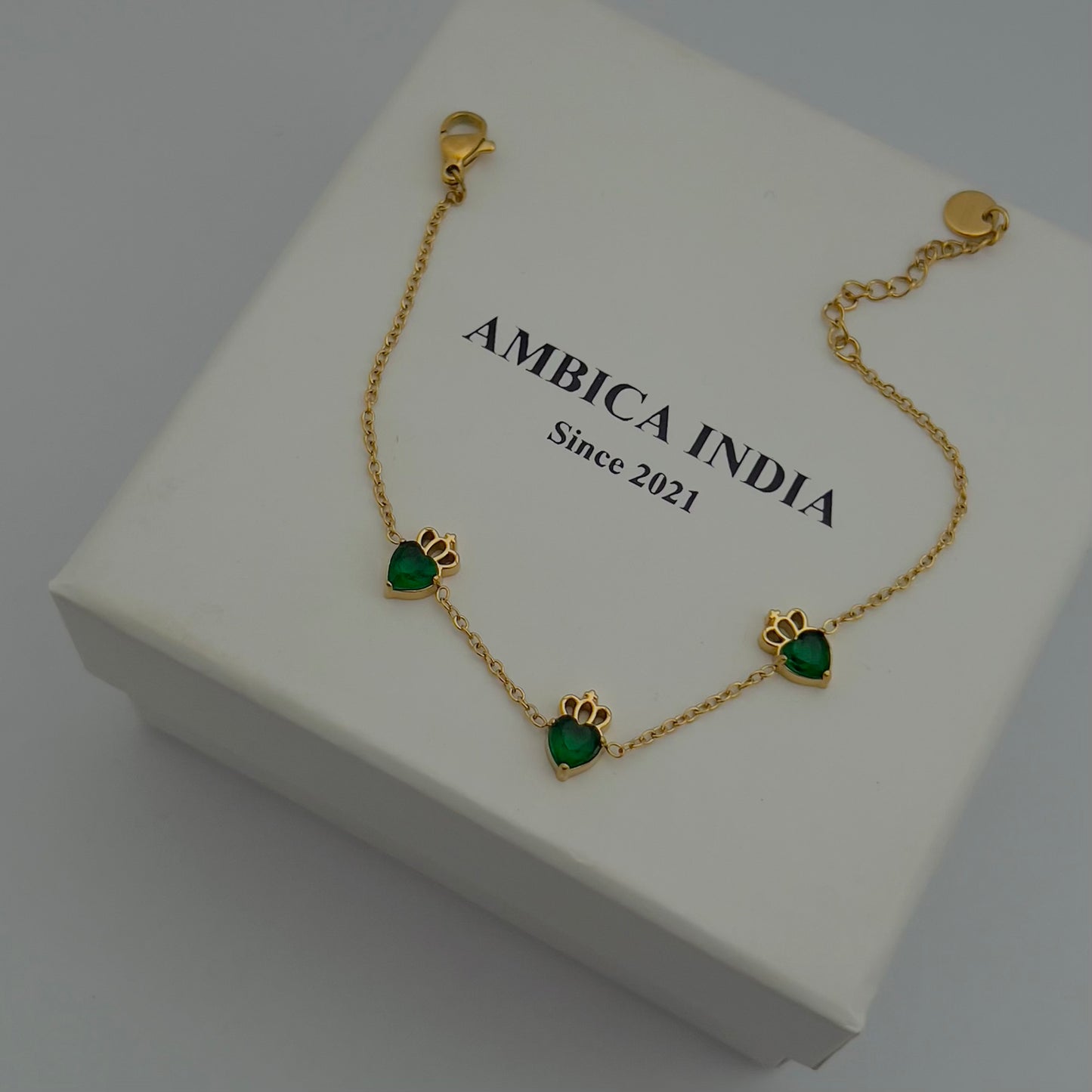 Green Crystal bracelet