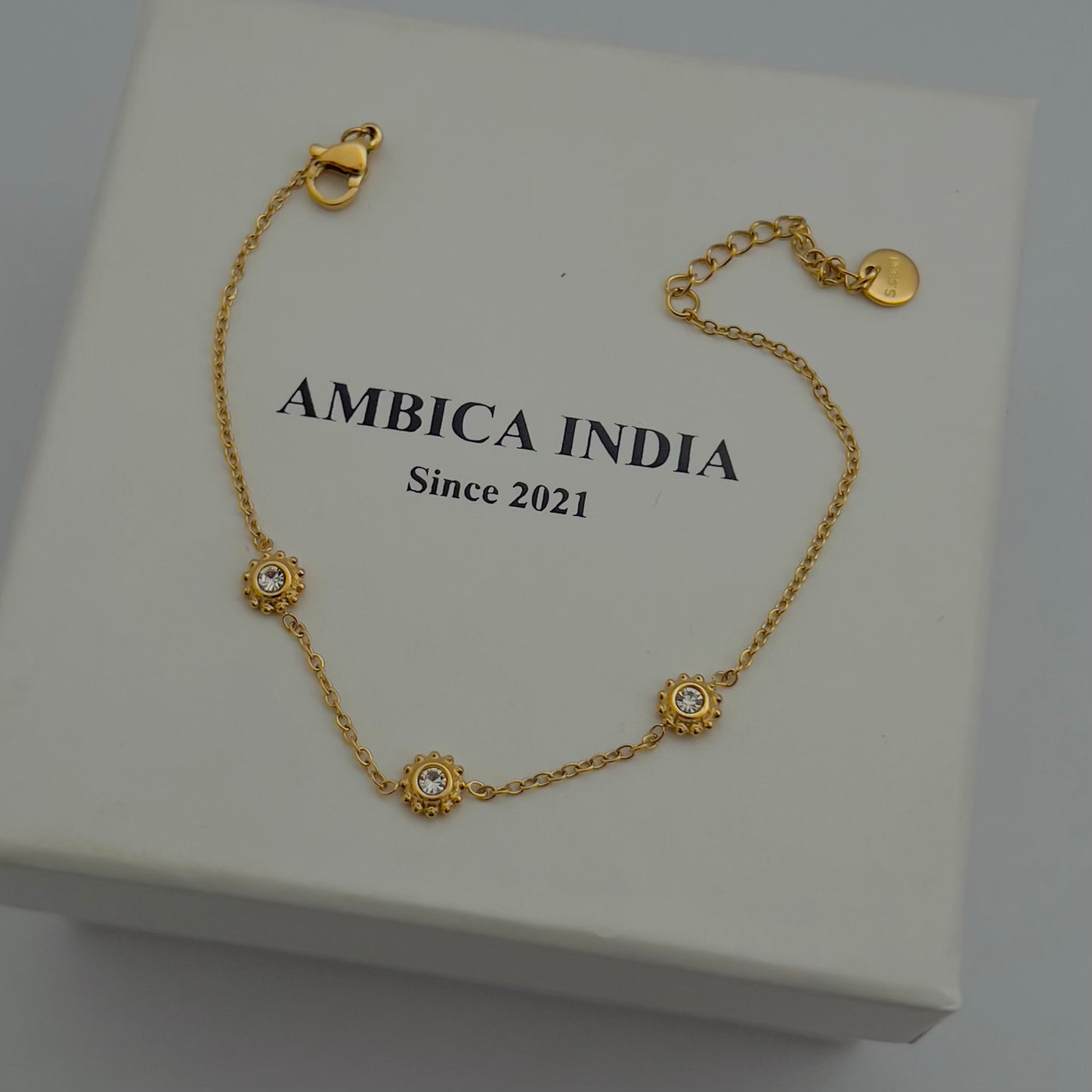 White Crystal bracelet