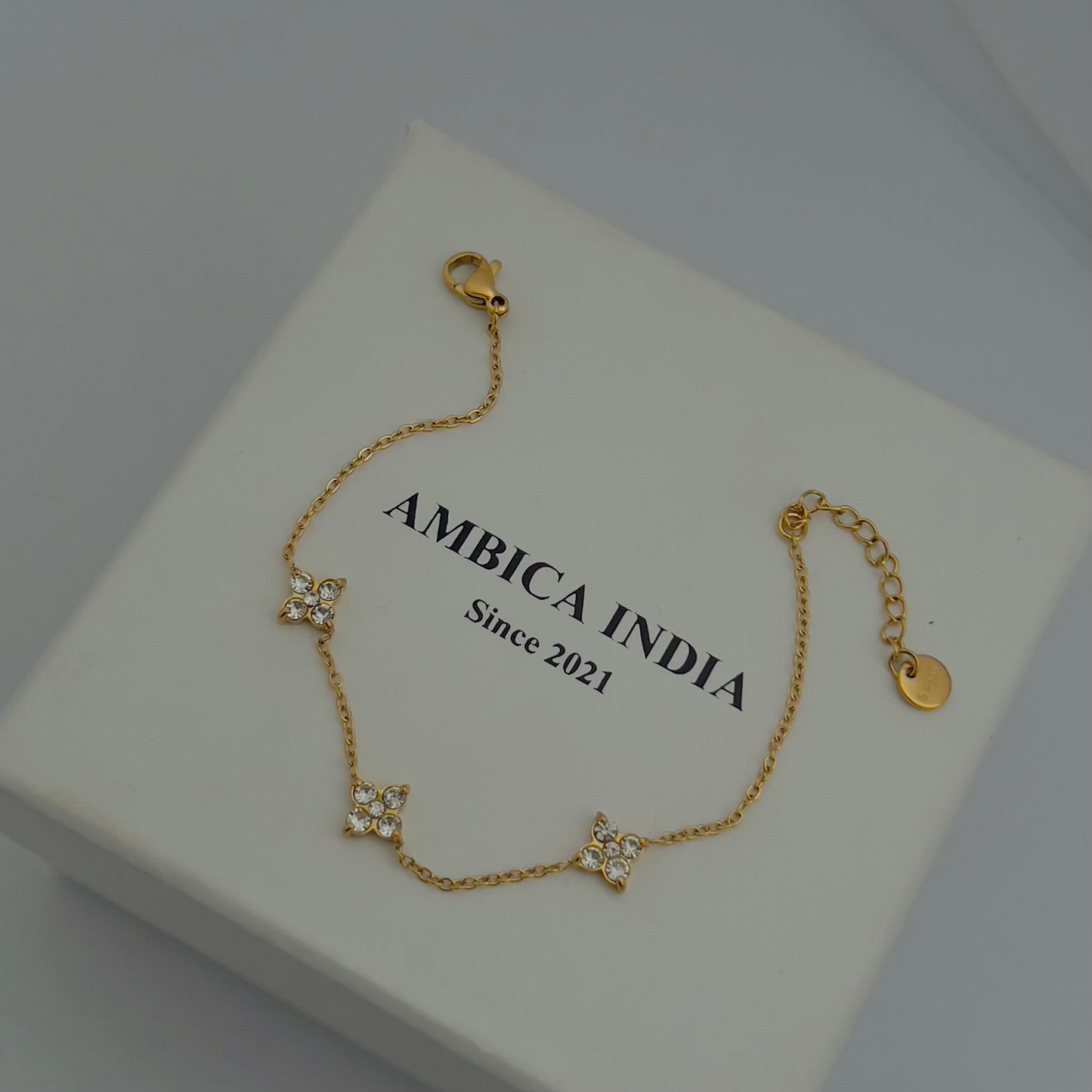 White Crystal bracelet