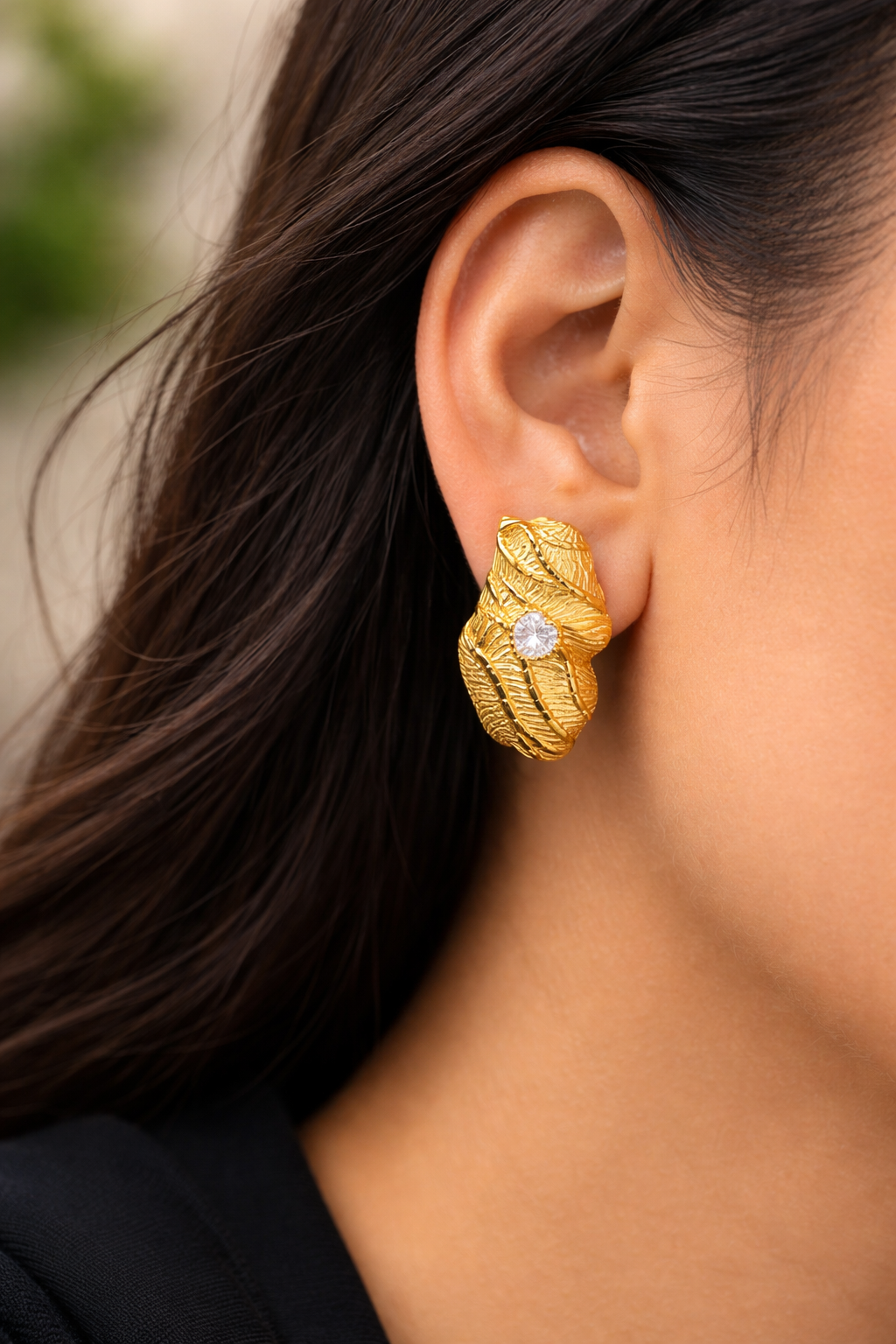 Glow Leaf Earrings