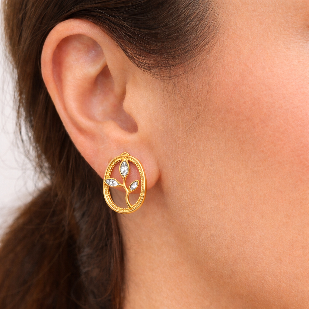 Serafina Leaf Earrings