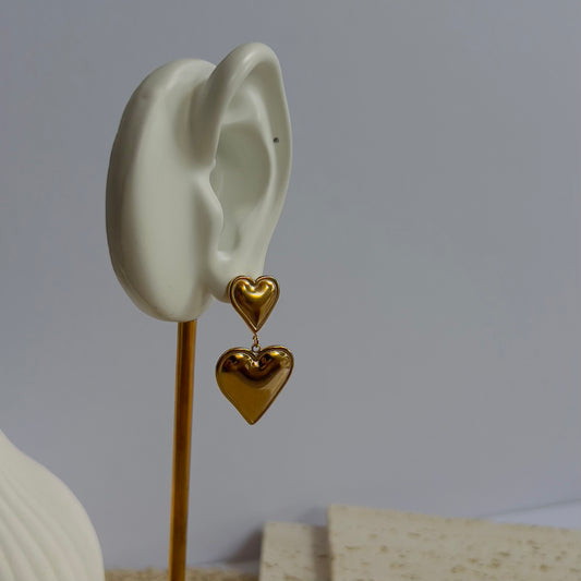 Heart earrings
