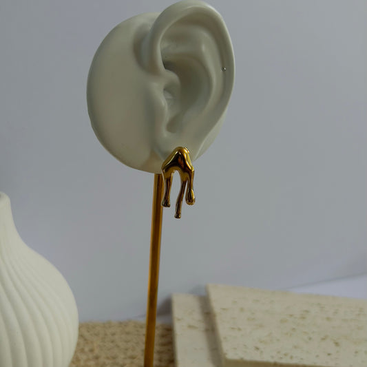 Sparkles melting earrings