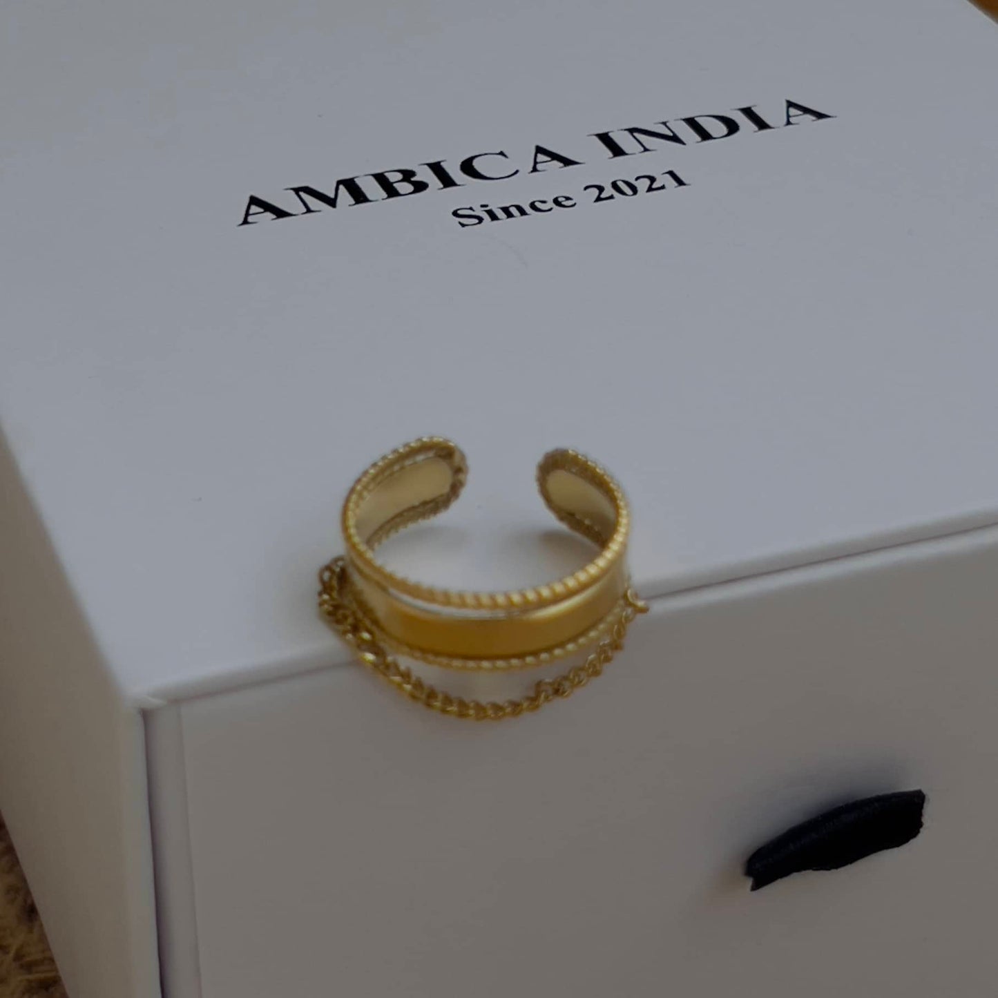 Chunky bold ring