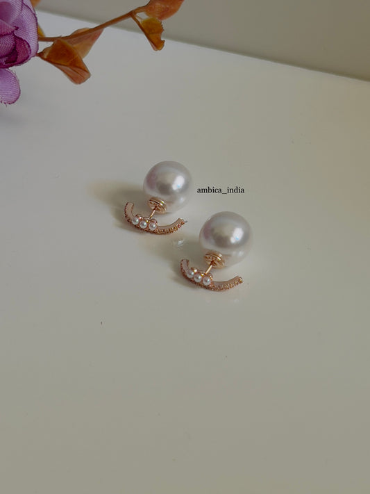 Pearl earrings