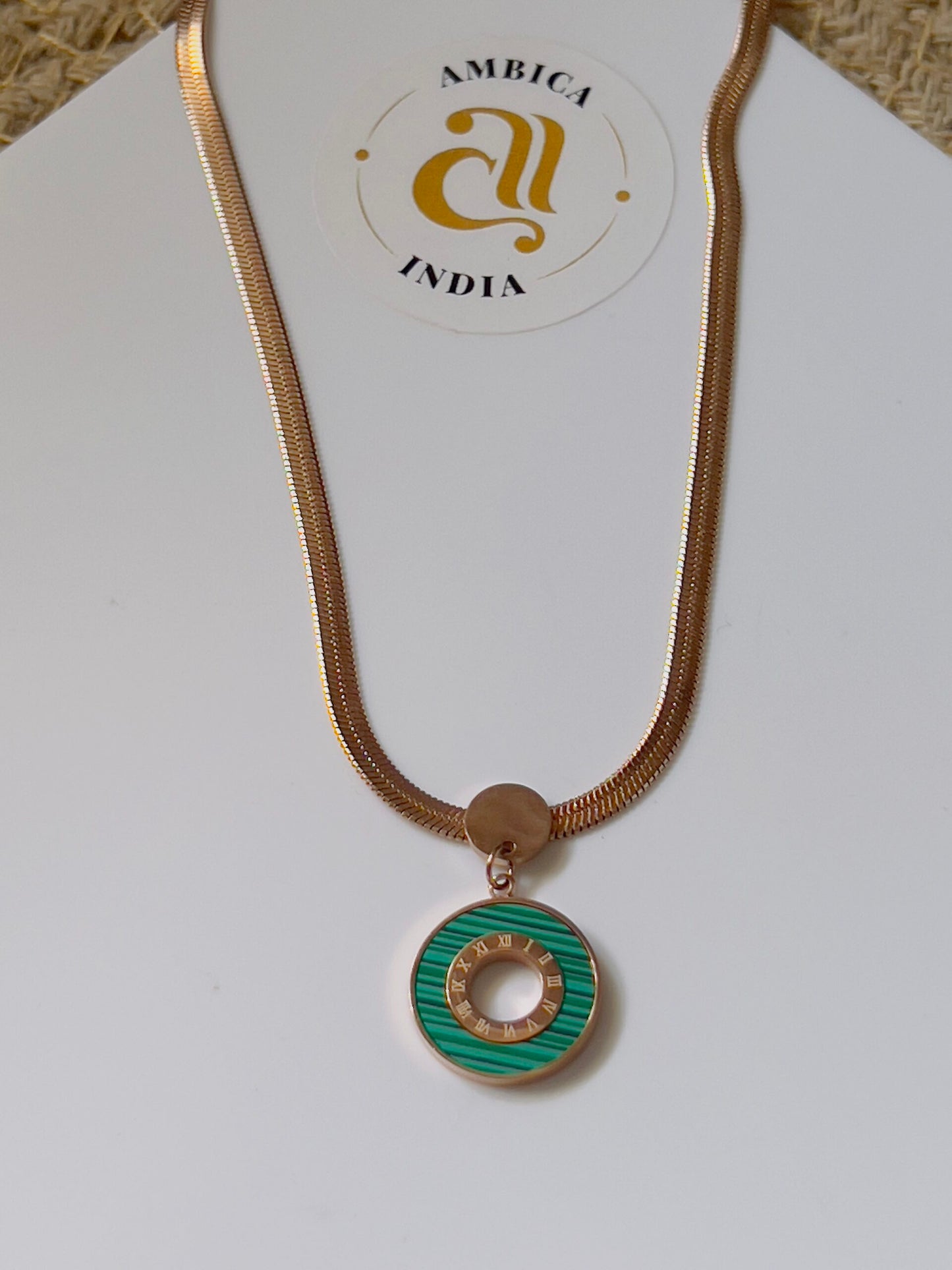 Roman Green Snake chain