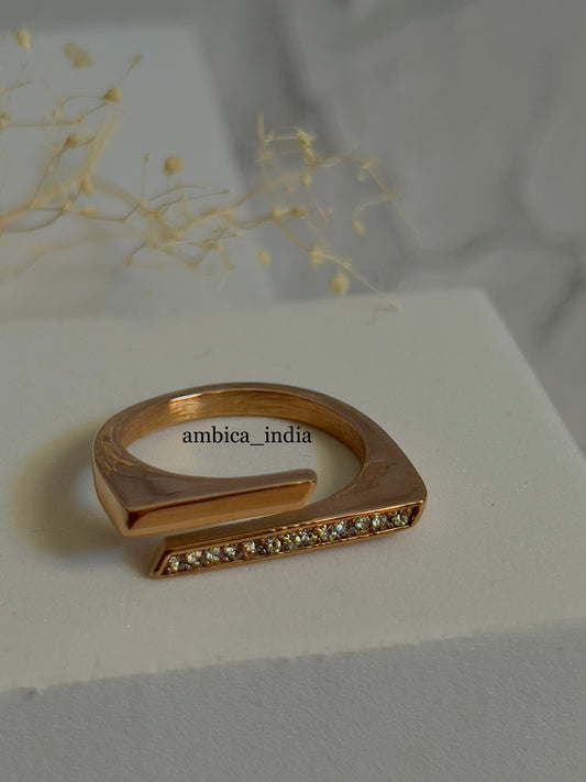 Studded line ring