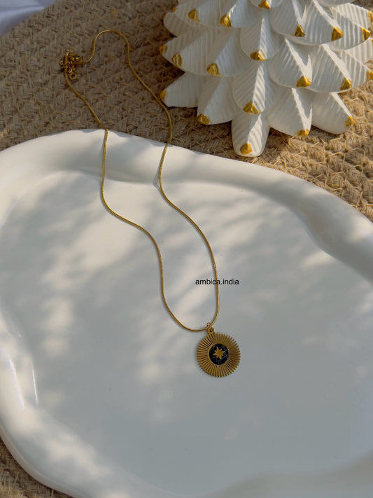 Statement necklace 18k gold plated