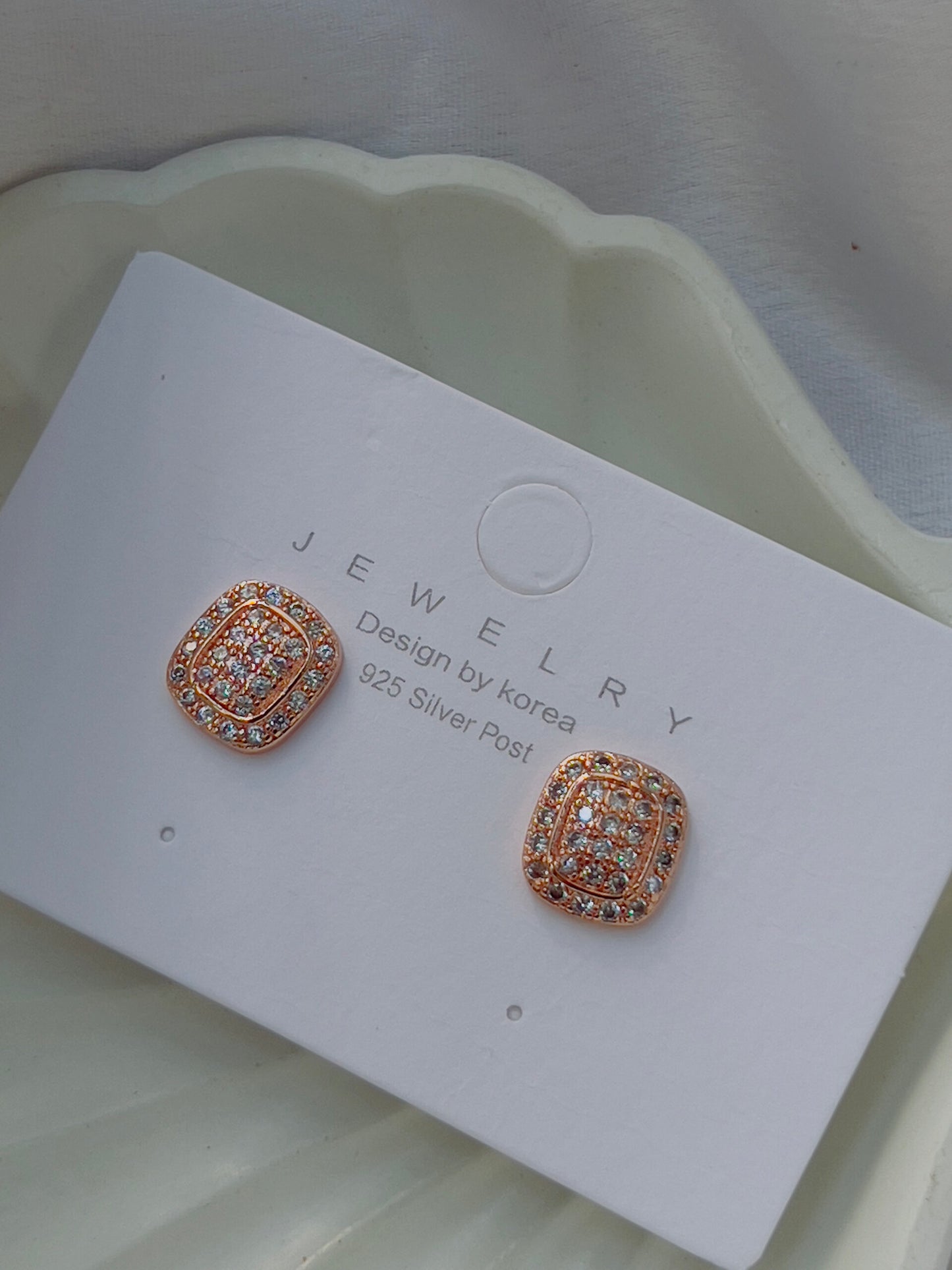 Square studded studs