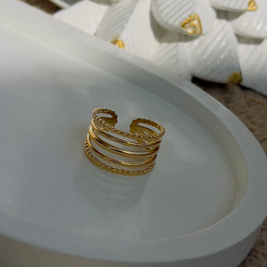 Thick line ring