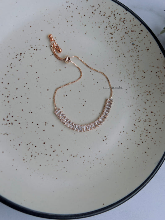 Tennis bracelets rose gold