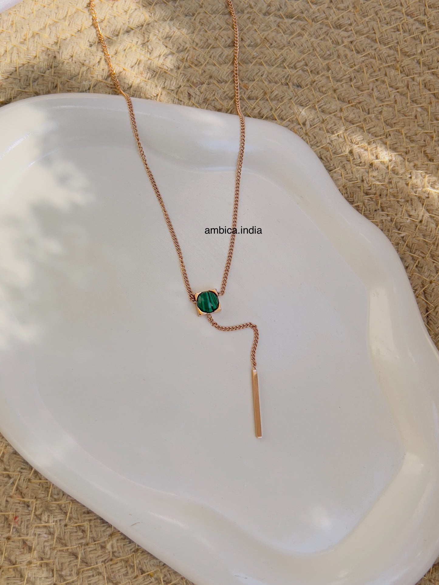 Hanging necklace
