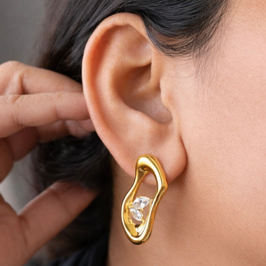 Crystal Flow Earrings