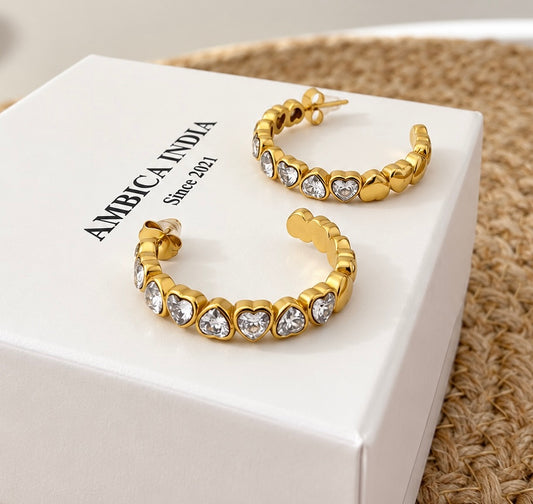 White heart hoops