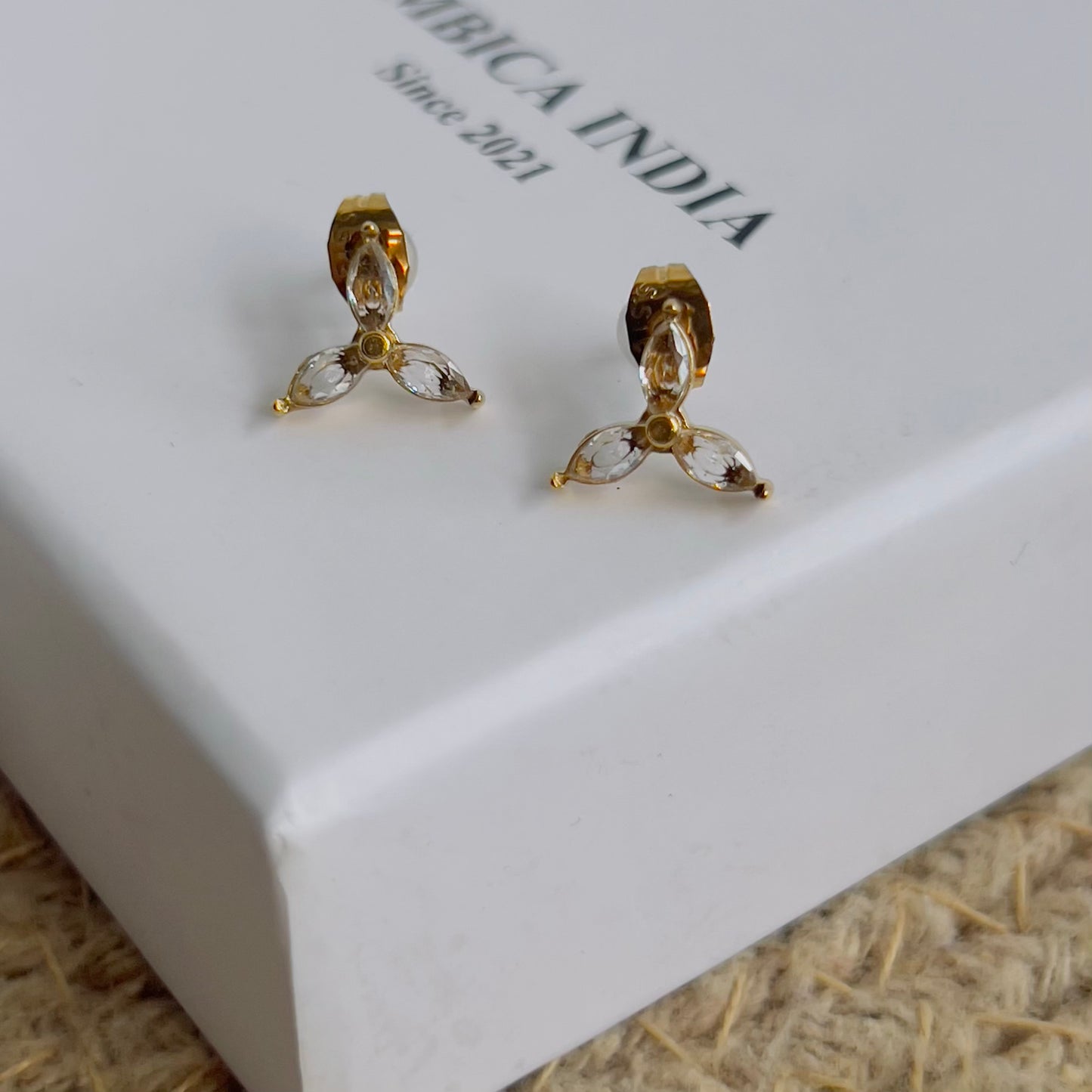 Flower earrings
