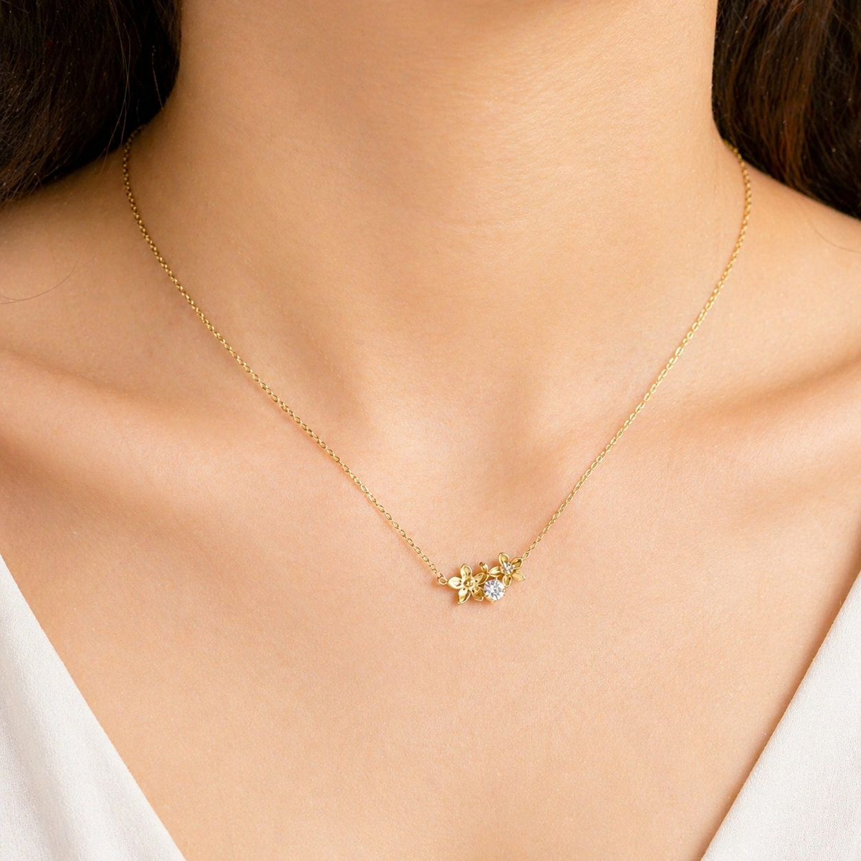 Flower necklace