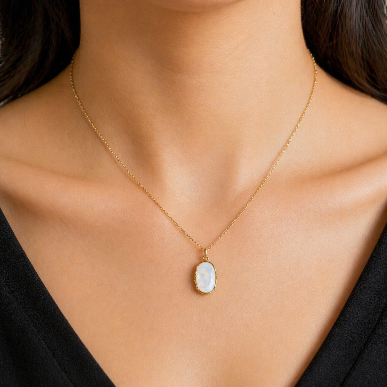 Oval necklace