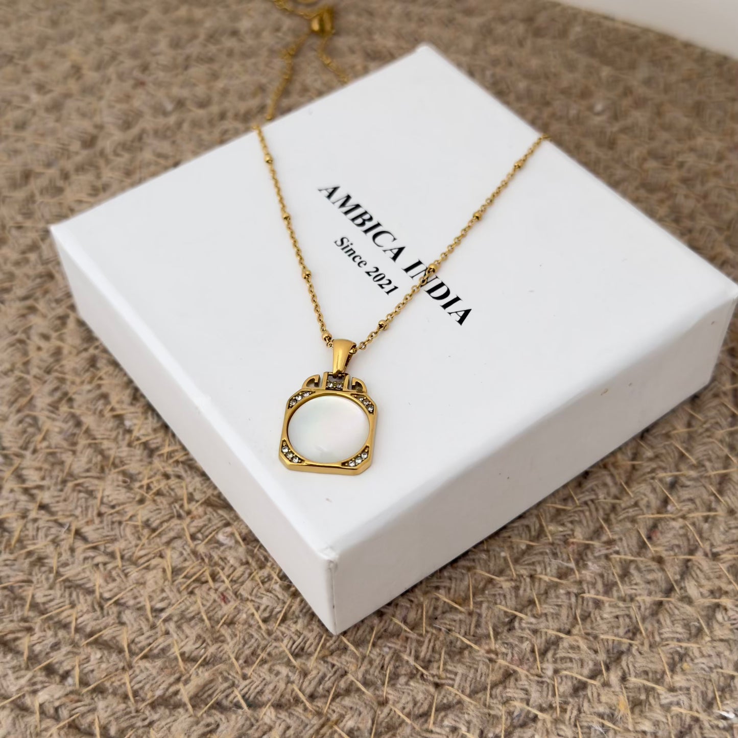 Celeste Square Necklace