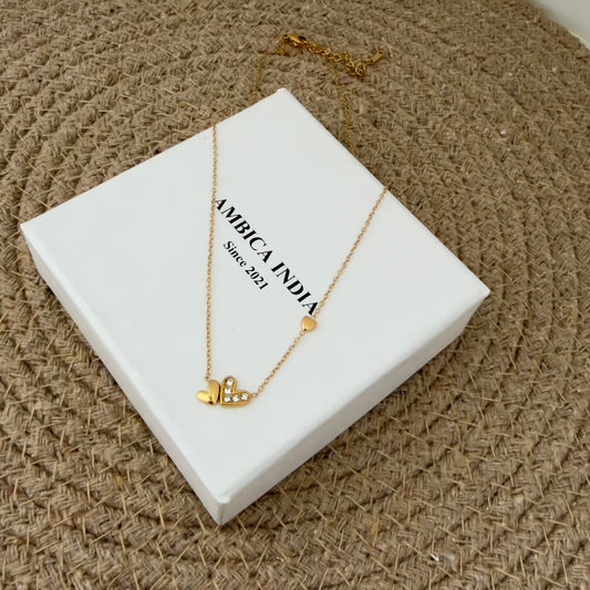 Twin Love Necklace