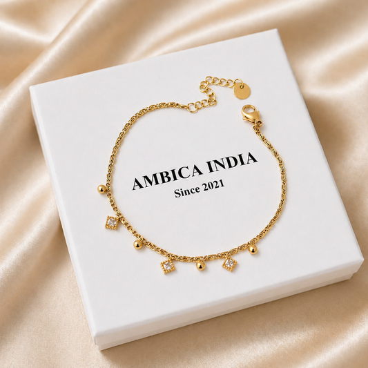 Tiny star crystal bracelet