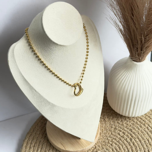 Heart chunky necklace