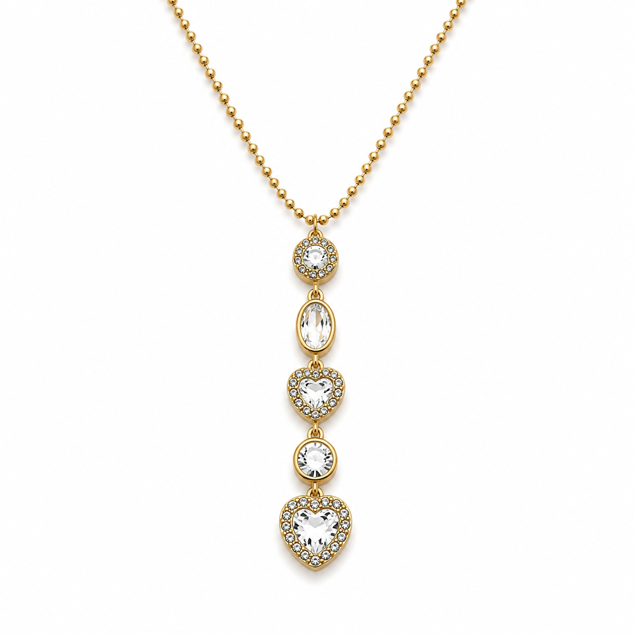 Vintage Glam Drop Necklace