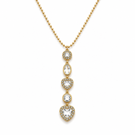 Vintage Glam Drop Necklace