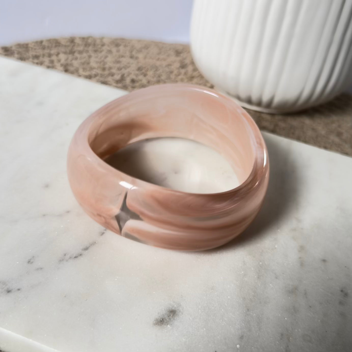 Pink vintage bangle