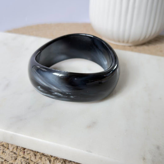 Black vintage bangle