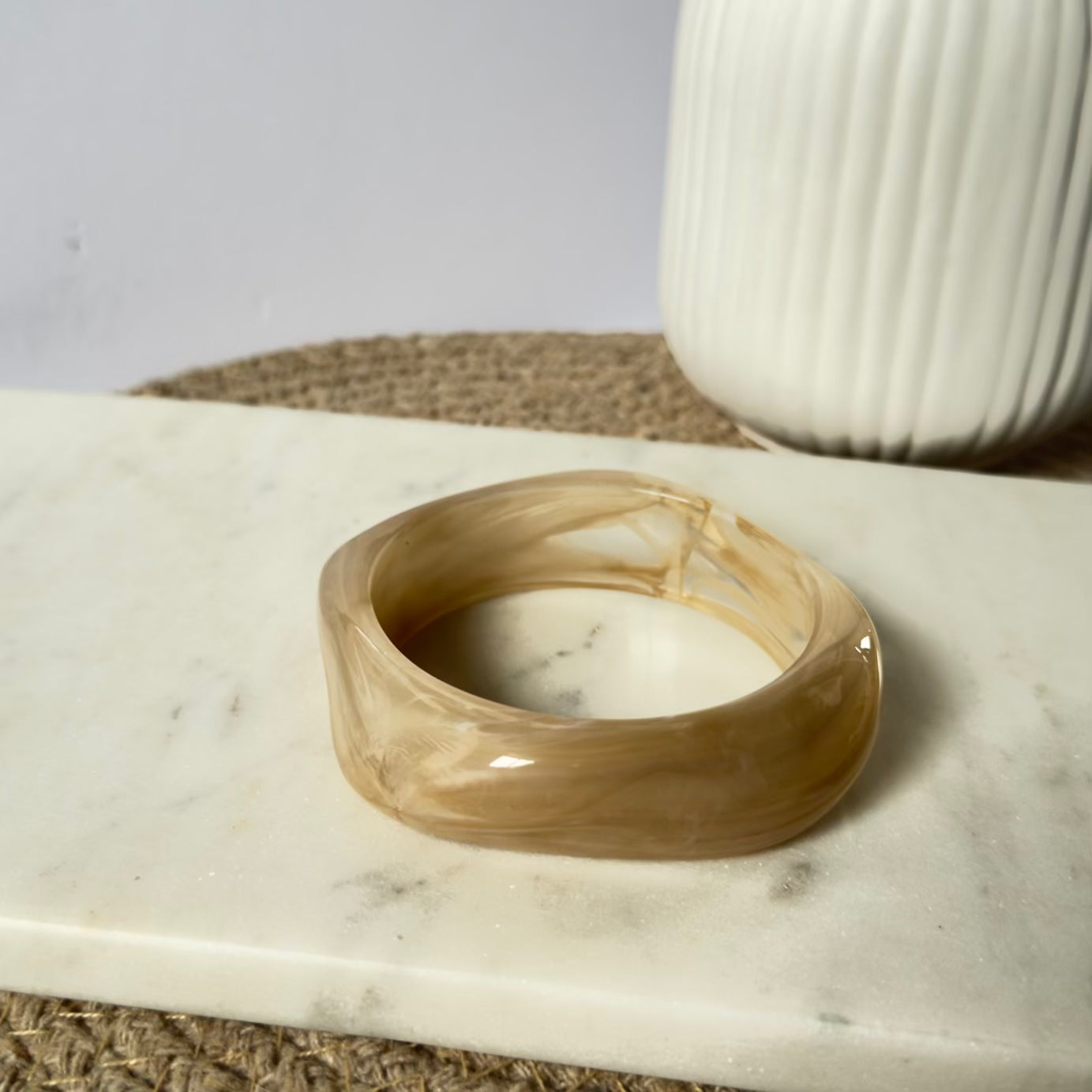 Butterscotch curve bangle