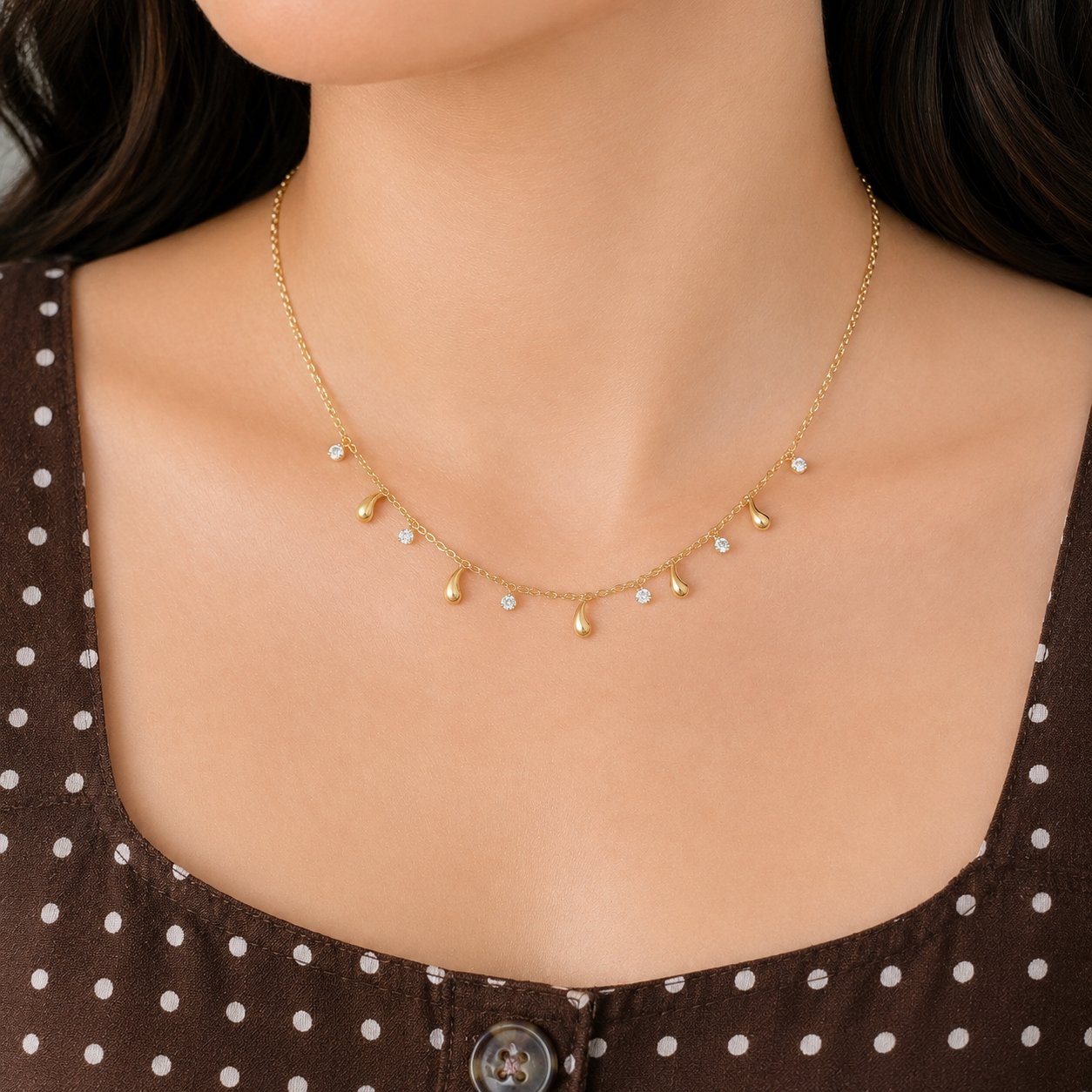 Teardrop necklace