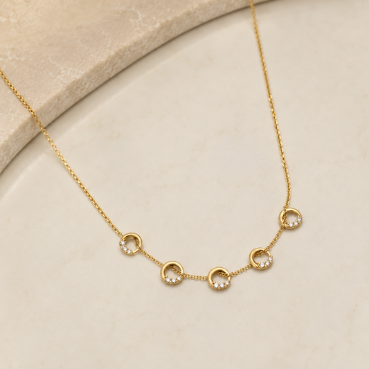 Luna Circle Necklace