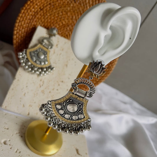 Antique Lotus Dangles