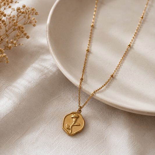Rose necklace